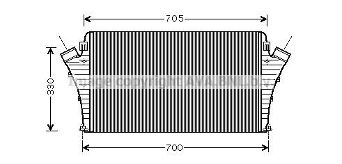 AVA QUALITY COOLING Välijäähdytin SB4068